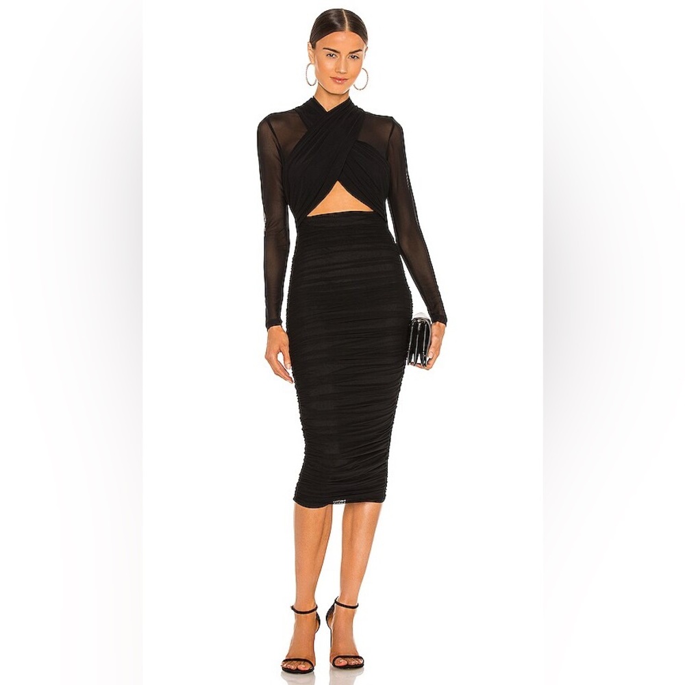 NWT Bardot Aliyah Black Dress Small